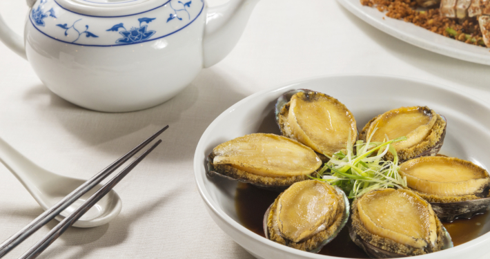 Steamed Fresh Baby Abalones